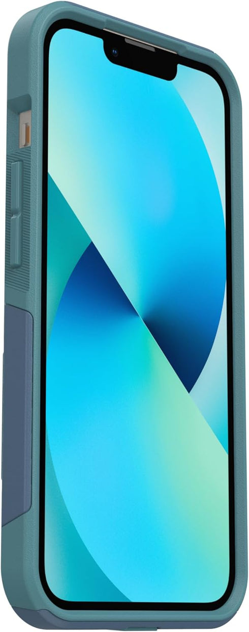 OtterBox 13 Commuter iPhone (Only) Series Case Thin, Dual-Layer, Pocket-Friendly, Port Cover Blue/Teal