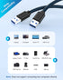 ANDTOBO USB 3.0 A to A, 3.3 FT Male to Male Cable, Double End USB Cord for Hard Drive Enclosures, DVD Player