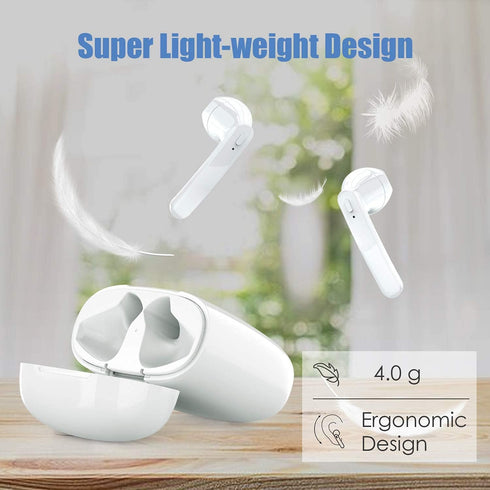 WixGear Bluetooth 5.0 Wireless Earbuds with Charging Case, HD Stereo Sound Earphones, 30H Playtime, IPX5 Waterproof