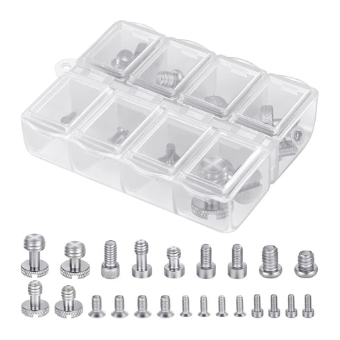 NEEWER 26PCS Camera Screw Set for Photography Equipment, Includes 1/4" 3/8" M2 M2.5 M3 M4 Screws
