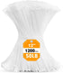Zip Ties, RAZCC 1200pcs Cable Zip Ties 12 Inch, Heavy Duty White
