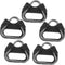 Zerodeko 5pcs Camera Strap Triangle Split Rings Connectors Quick Release Lug Rings