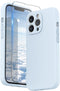 SURPHY Compatible with iPhone 13 Pro Case, with Screen Protector, (Camera Protection + Soft Microfiber Lining) Liquid