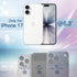 JETech 17 6.3-Inch, Glitter Case for iPhone Bling Sparkle Shockproof Phone Bumper Cover, Cute Sparkly for Women
