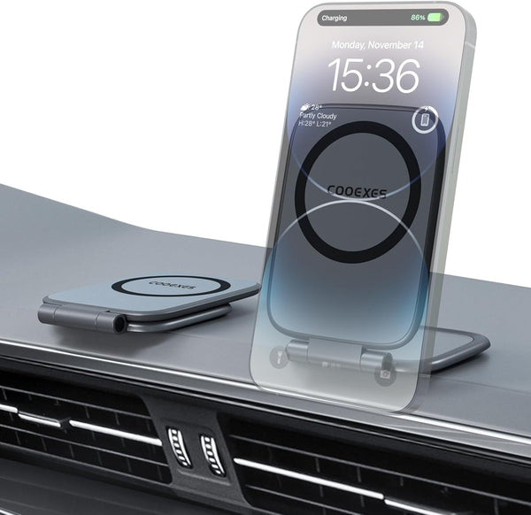 COOEXES Magnetic Phone Holder for Car, MagSafe Car Mount with Dual Side Strong
