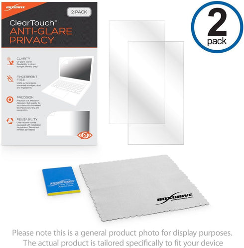 BoxWave ClearTouch Anti-Glare Privacy Screen Protector for Pax A920 (2-Pack), Flexible Film Anti-Glare