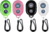 Wireless Camera Shutter Remote Control for Smart Phones, Compatible with iOS/Android (Pink+Green+White+Black)