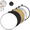 SuperRC 5 in 1 Photo Collapsible Photography Reflector 24'' Portable Camera Panel for