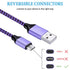 AILKIN 6ft Micro USB Cable 5-Pack, Nylon Braided, Fast Charging for Samsung Galaxy J8/J7/S7/S6/Edge/Note5, LG, Sony &