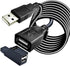 Long USB 2.0 Extension Cable 30FT with Hub, USB Male to Female Long Cable Extension Cord Data Transfer Extender USB