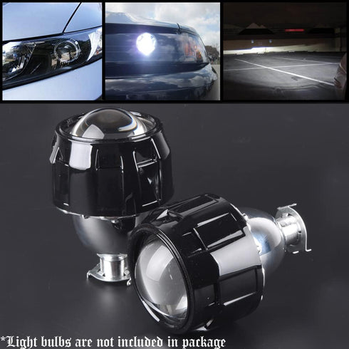 H1 2.5 inch Astra Depot Bi-Xenon Front Lamp Projector Lens Compatible With Lights Retrofit, Custom Conversion