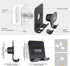 Tryone 2Pcs Wall Mount Cell Phone Holder - Mirror Adjustable Cellphone Stand with Adhesive Sticky Pads for Bathroom