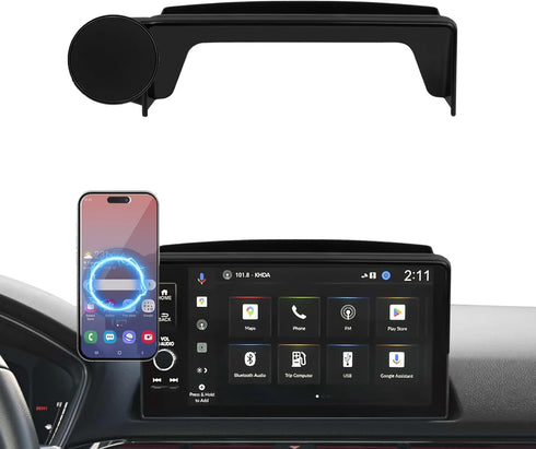 TUYICN Car Phone Holder for 2022-2025 Honda Civic Accessories 7/9-inch Screen Fixed Clip,