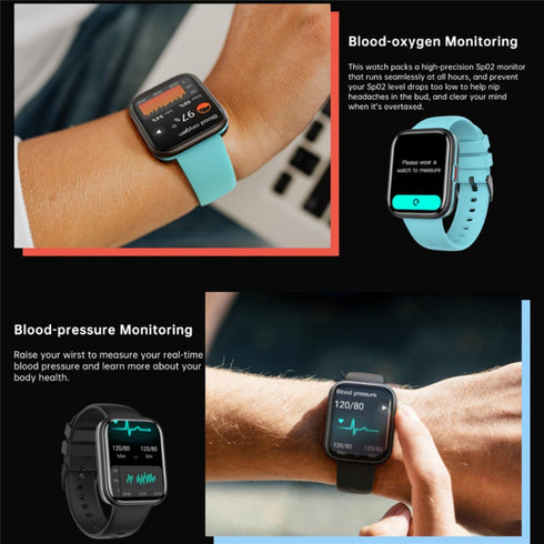 Smart Watch, Multi Sports Modes Fitness Watch, Waterproof Bluetooth Smartwatch for Android iOS