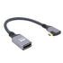 RIIEYOCA 4K 4K Laptop,Projector,TV,Monitor,Camcorder(Cable:20cm) Micro HDTV to HDTV Adapter Cable,Right Angle Micro