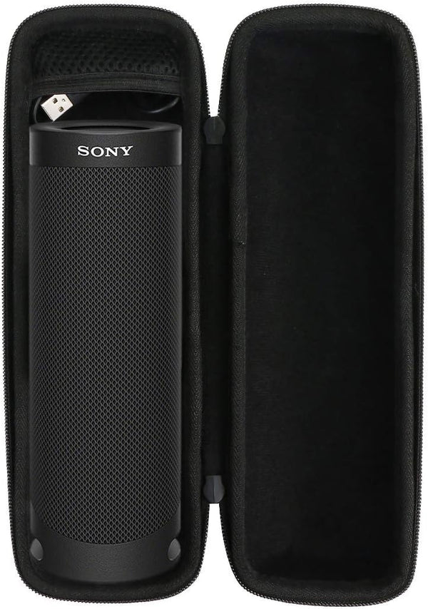 Aenllosi Hard Carrying Case - Replacement for Sony SRS-XB23 Extra BASS Wireless Speaker, Color: Black