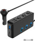 Qidoe 3 Socket Car Charger Splitter 200W, Cigarette Lighter Adapter with PD30W USB-C & QC3.0 Multi USB Car Charger
