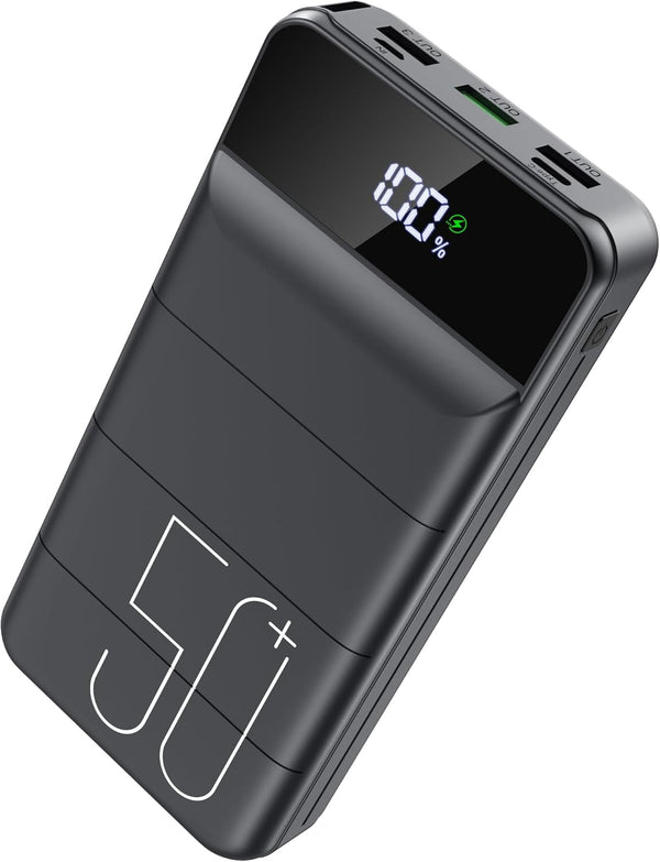 LOOPEAK Power Bank 50000mAh 22.5W Fast Charging Portable Charger, USB C Quick Charge