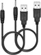 2pcs USB DC Charger Cable - Charge for Mini S530 Invisible Wireless Bluetooth Earbuds and Shower Speaker