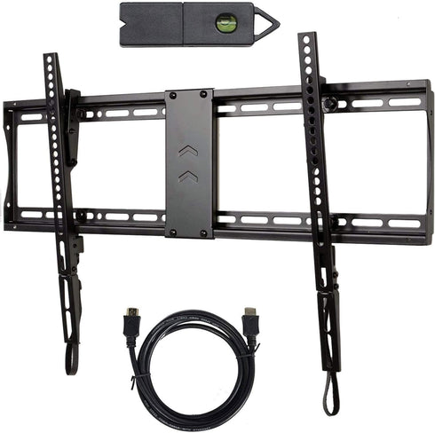 VideoSecu Tilt TV Wall Mount Bracket for Most 23"-85" LCD LED UHD Plasma TVs with Magnetic Stud Finder