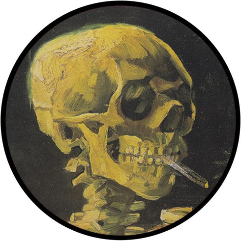 Vincent Van Gogh Smoking Skeleton Skull Art Painting PopSockets PopGrip: Swappable Grip for Phones & Tablets