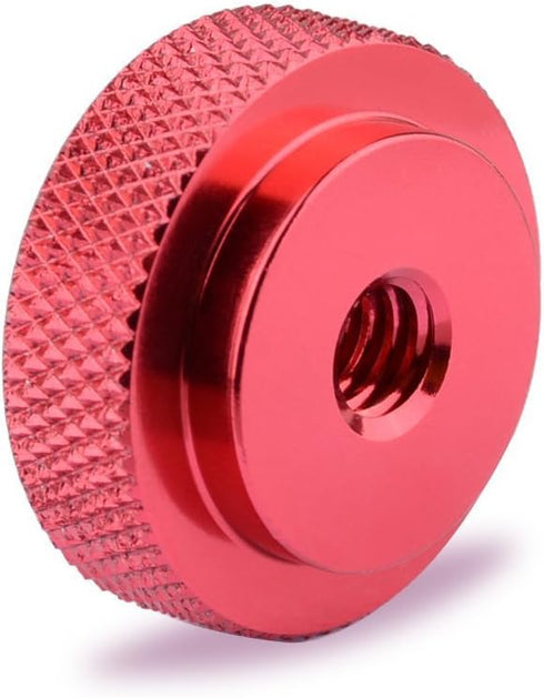 CAMVATE 1/4"-20 Female Thumb Wheel Lock Nut Adapter - 2 Pieces, 1490