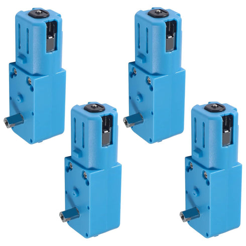 4Pcs Metal Gear Motor TT DC 3V-6V Gear Motor Ratio 1:90 All