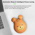 Wireless Mouse 2.4GHz Lovely Cartoon Bear Shape USB Mouse Portable Cordless Mouse with USB Receiver, Kids Small Optical Mouse Computer Mouse for Laptop Computer