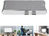 goodstumbler 6 2 4K USB3.0 in USB C Hub: Universal Compatible with MacBook, Aluminum Alloy Design, Plug and Play Dual