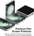 Samsung Galaxy Z Flip 5 Screen Protector - Ringke Dual Easy Film, 4-Layer Protection, HD Clear, Self-Healing, 2 Pack.