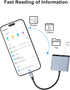 Gmeaou 15, USB C to HDMI Adapter for iPhone USB-C Digital AV Multiport, hdmi to USB c, Laptop Docking Station