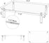 Sumerflos Clear Acrylic Monitor Laptop Stand, Sturdy and Save Space Computer Laptop Monitor Riser Stand for Home Office