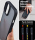 TORRAS Shockproof Case for iPhone 13 Mini, 10 FT Military Drop Protection Translucent Hard PC Back, Matte Black