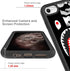 Compatible iPhone SE Case, iPhone 7 Case, iPhone 8 Case, Street Fashion Luxury Black Gray Shark Design Shockproof Cover