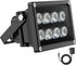 Univivi IR Illuminator 90 Degree Wide Angle 8-LEDs 850nm Infrared Light for Night Vision, IP67 Waterproof