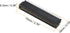 50 2.54mm PATIKIL Card Edge Connector Black Socket Straight Connection Pin Pitch for PCB Circuit Board, Game Console