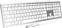 Wired Keyboard for Mac, Full Size with 20 Multimedia Shortcut Keys, USB A/USB C Compatible for Apple Mac Pro/Mini,