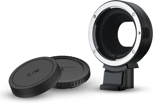 JJC EF-EOS M Auto Focus Lens Mount Adapter for Canon Sigma Tamron EF EF-S Lens to Canon EOS M50, M6, M5, M3, M200