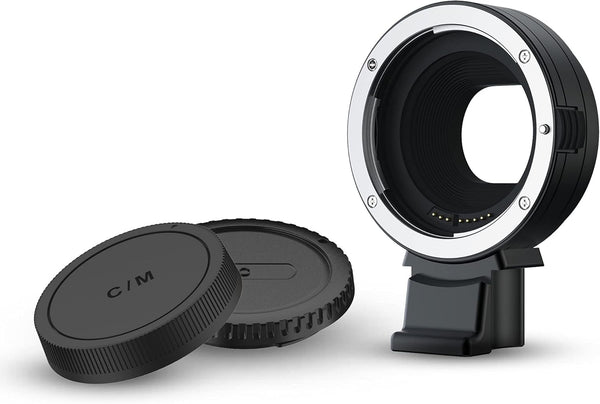 JJC EF-EOS M Auto Focus Lens Mount Adapter for Canon Sigma Tamron EF EF-S Lens to Canon EOS M50, M6, M5, M3, M200