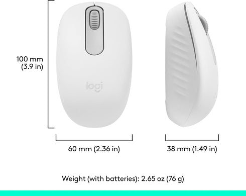 Logitech M196 12-Month Bluetooth Wireless Mouse, Compact and Portable Mouse for Laptops, Tablets and More, Battery