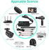 Universal Power Supply 3V~24V 3A 72W Adjustable AC/DC Adapter Charger, 100V-240V AC to DC Converter with 14 Tips