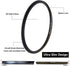 67mm UV Protective Filter, 16-Layer Multi-Resistant Nano Coated, Ultra Slim, German Optics, Weather-Sealed, HD Clear Glass Ultra Violet Filter, Camera Lens Protector with Lens Cloth