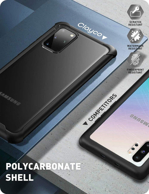 Clayco Forza Series Case for Samsung Galaxy S20 Plus – Built-in Screen Protector, Full-Body Rugged Cover, 6.7 inch,