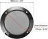 uxcell 2pcs 2" Speaker Grill Mesh Decorative Circle Woofer Guard Protector Cover Parts Black