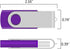 hrongshk 4GB 10 Pack, 2.0 Sharing(10Pcs, Multi-Color,4 USB Flash Drive Thumb Drives Memory Stick USB Bulk Swivel Jump