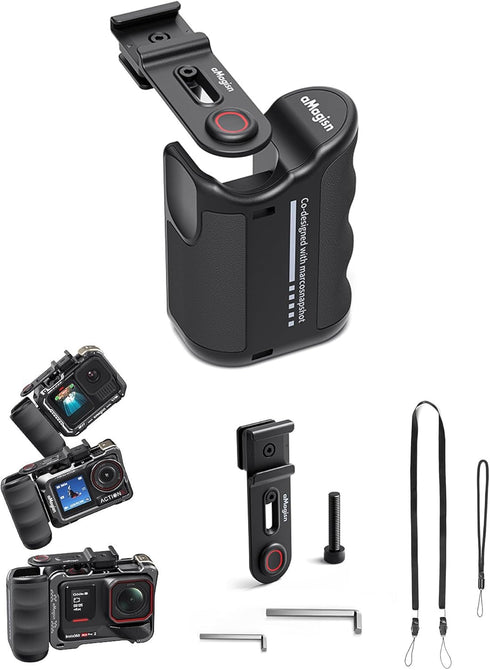 CHADWICK Street Photography Handle for Insta360 Ace Pro 2, DJI Action Cameras &