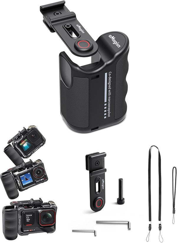 CHADWICK Street Photography Handle for Insta360 Ace Pro 2, DJI Action Cameras &
