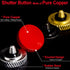 (2 Pack/Red) Camera Shutter Button Upscale and Delicate Soft Shutter Release Button