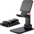 Meizigua Phone Stand for Desk Cellphone Holder Height Angle Adjustable Stands, Anti-Slip Base,