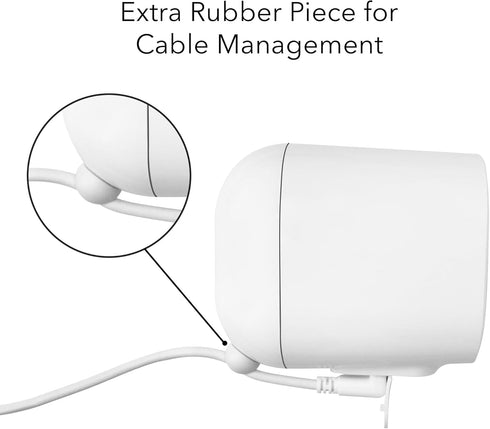 Wasserstein Solar Panel for Arlo Essential 2K Outdoor Security Camera (2nd Gen) / XL (2nd Gen) & Essential Spotlight